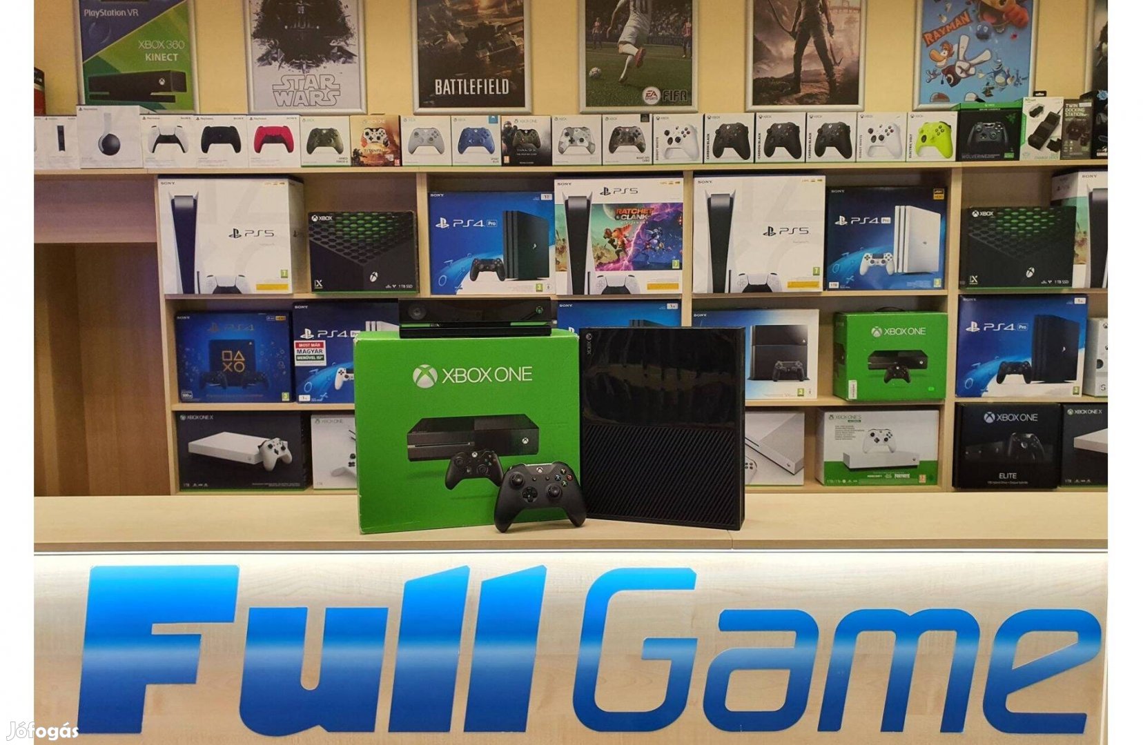 Xbox one 500GB Garanciával kiegészítőkkel nagy választékban üzletből