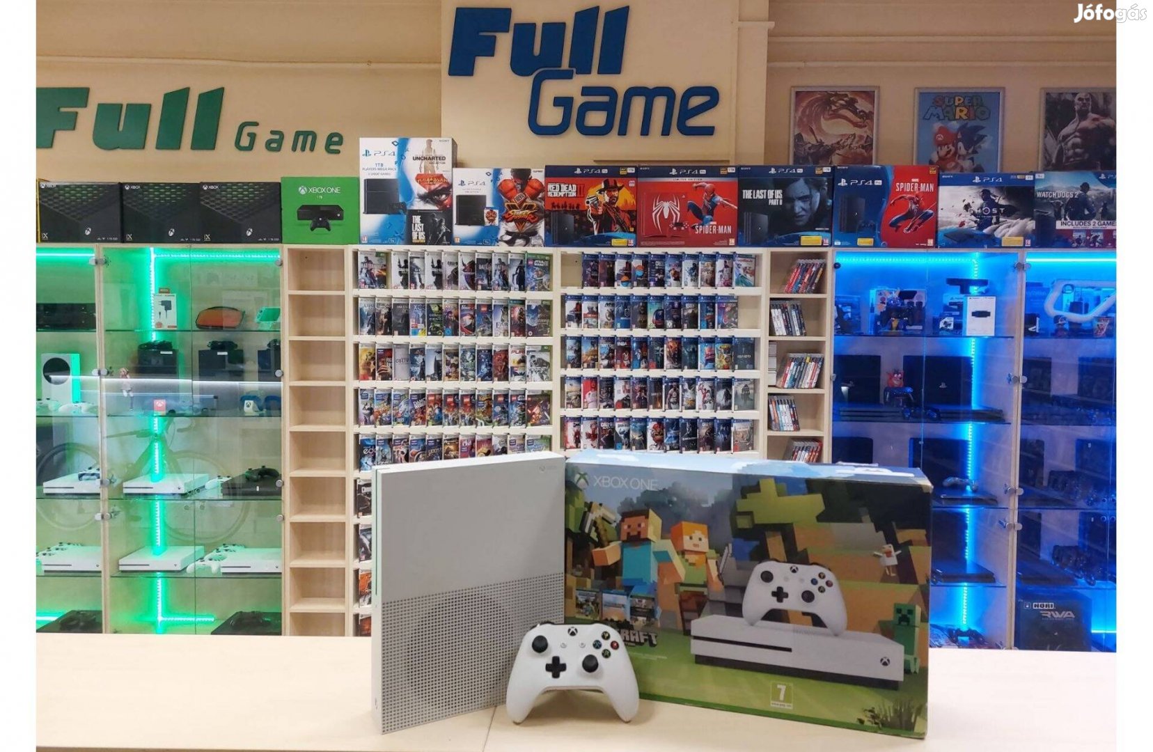 Xbox one S 500GB 3Hónap garanciával konzol boltból akciós áron