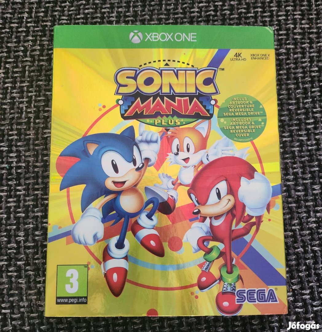 Xbox one Sonic mania plus, díszdobozos