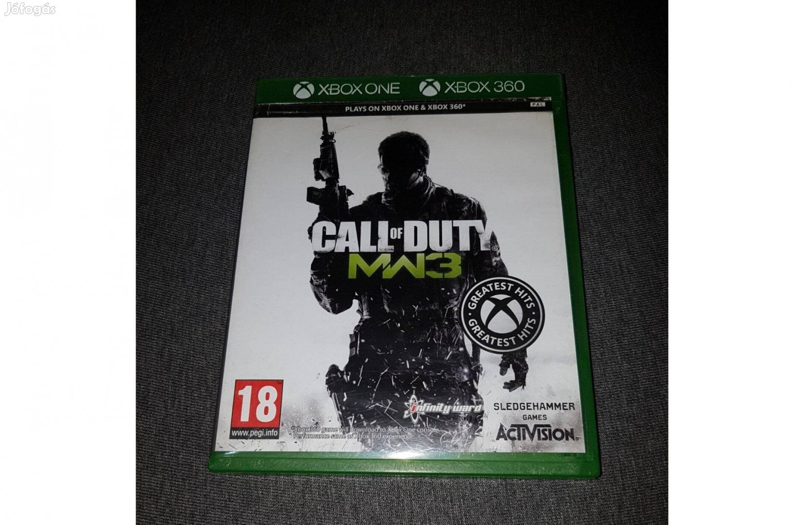 Xbox one call of duty mw3 eladó