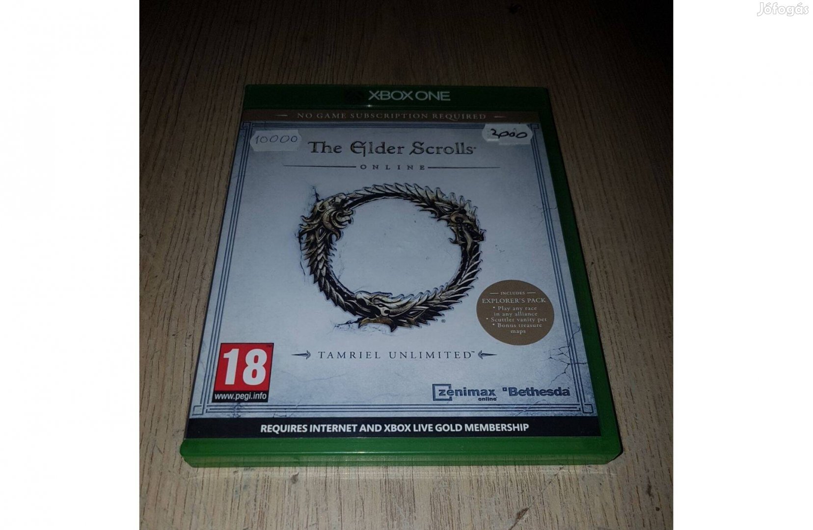 Xbox one elder scrolls online eladó