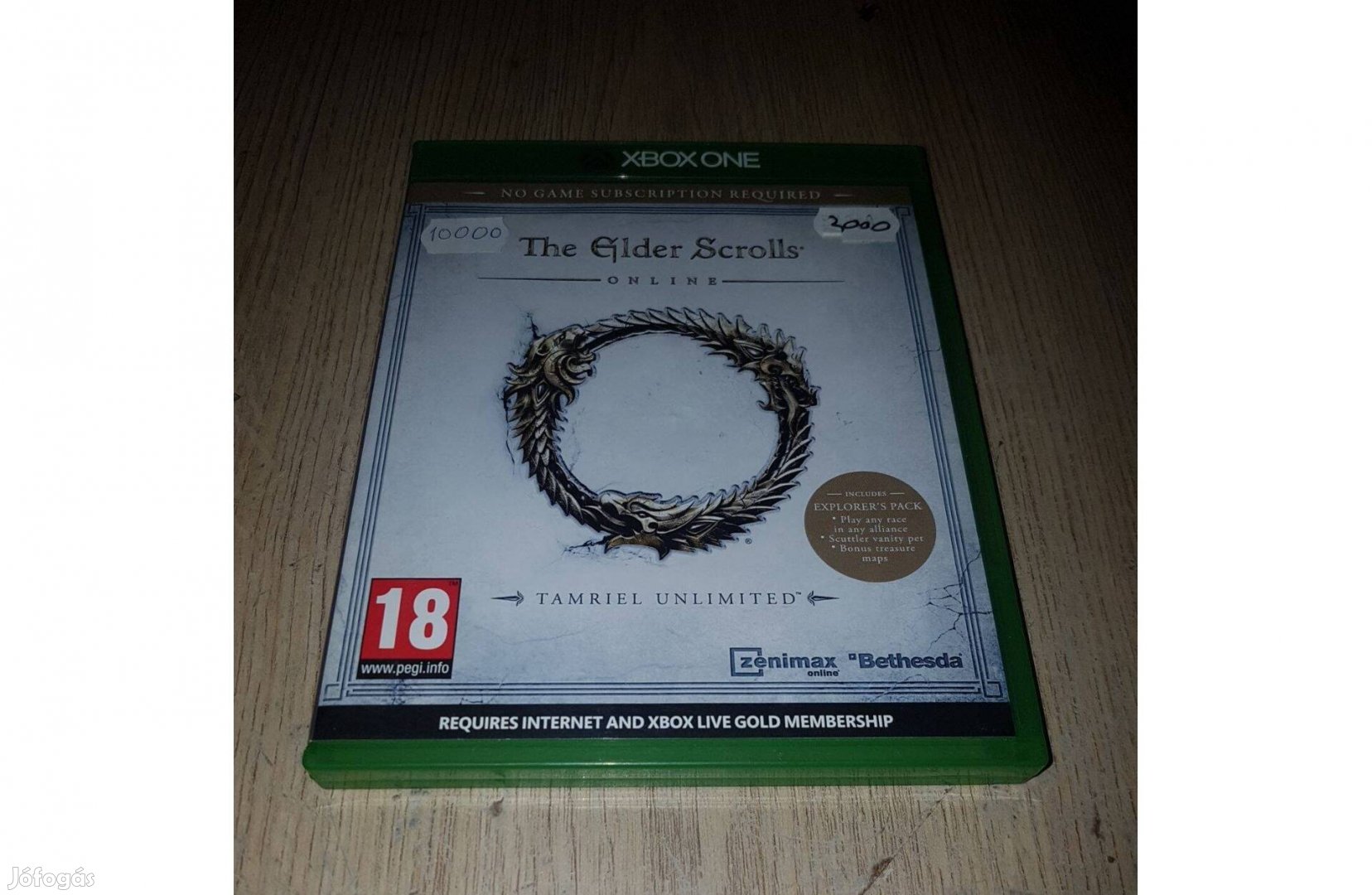 Xbox one elder scrolls online játék eladó