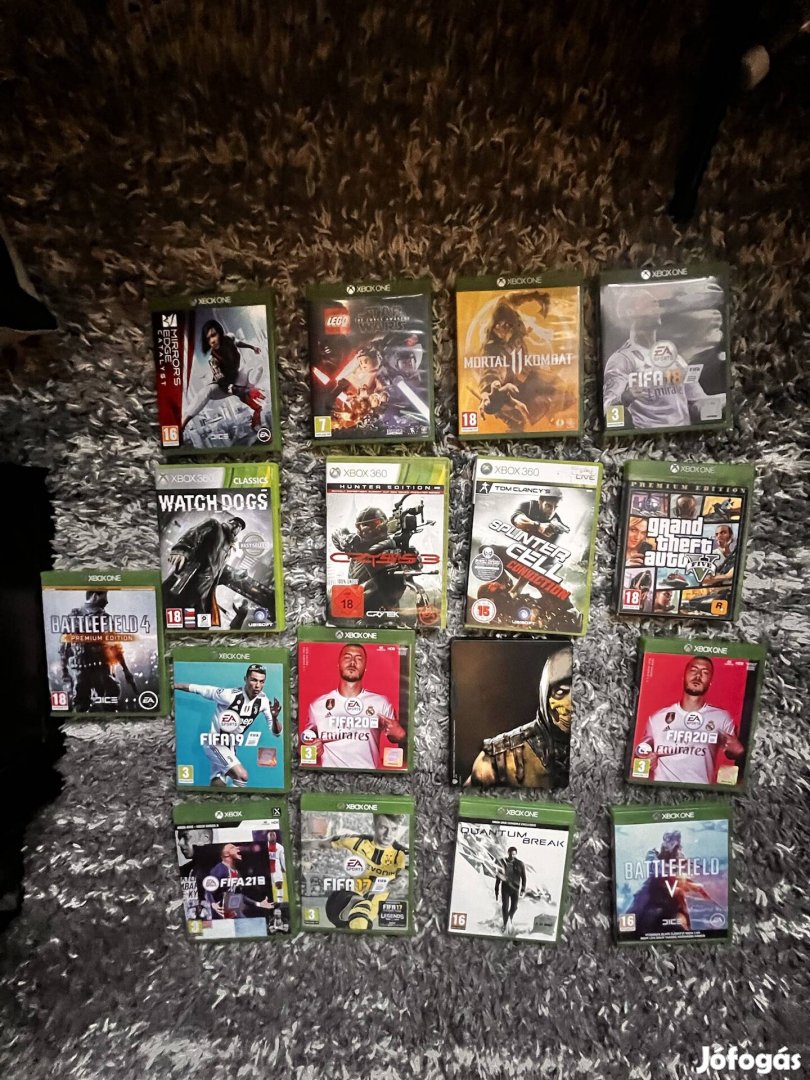Xbox one és 360 játékok
