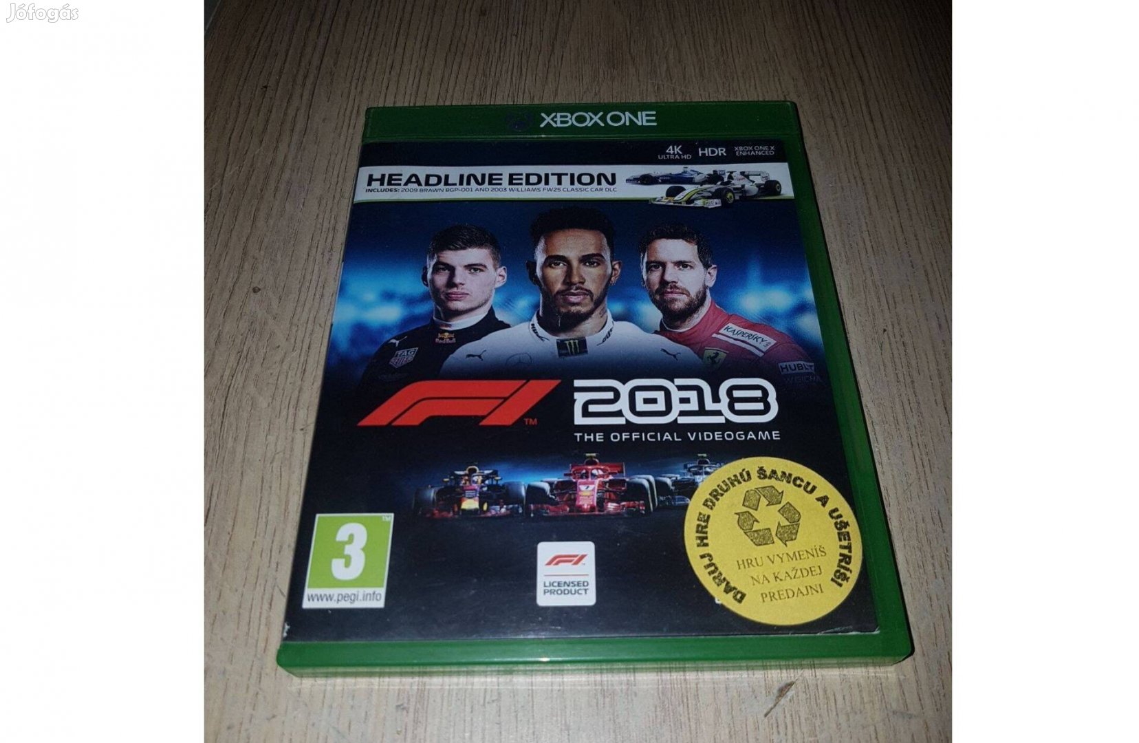 Xbox one f1 2018 headline editor játék eladó