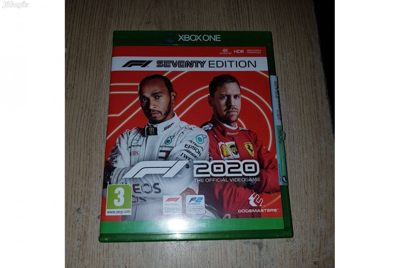 Xbox one f1 2020 seventy edition játék eladó