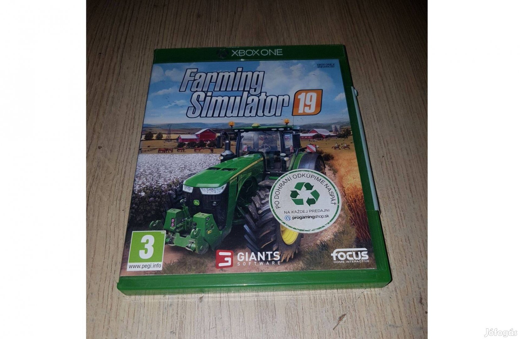 Xbox one farming simulator 19 játék eladó