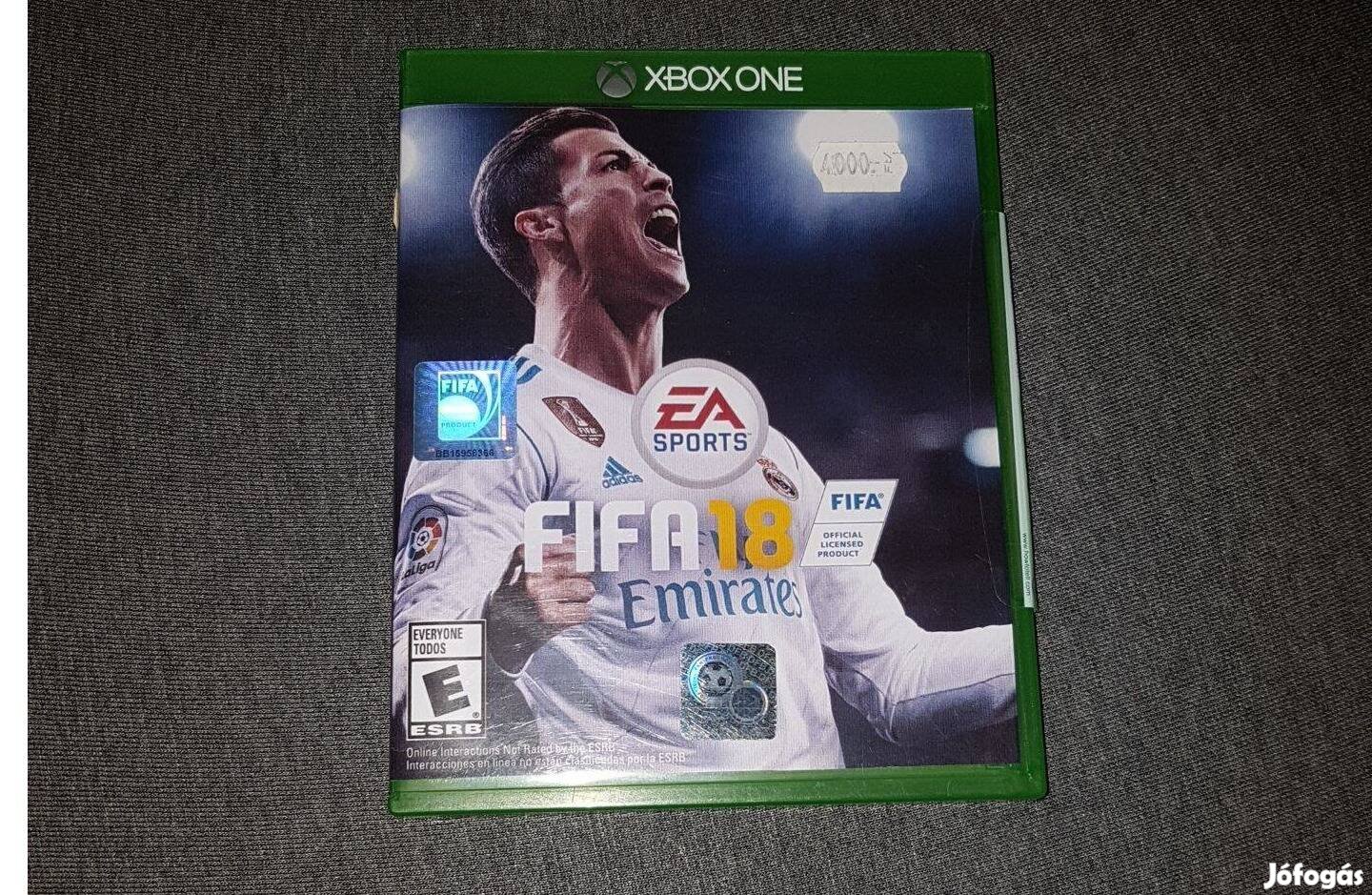 Xbox one fifa 18 játék eladó