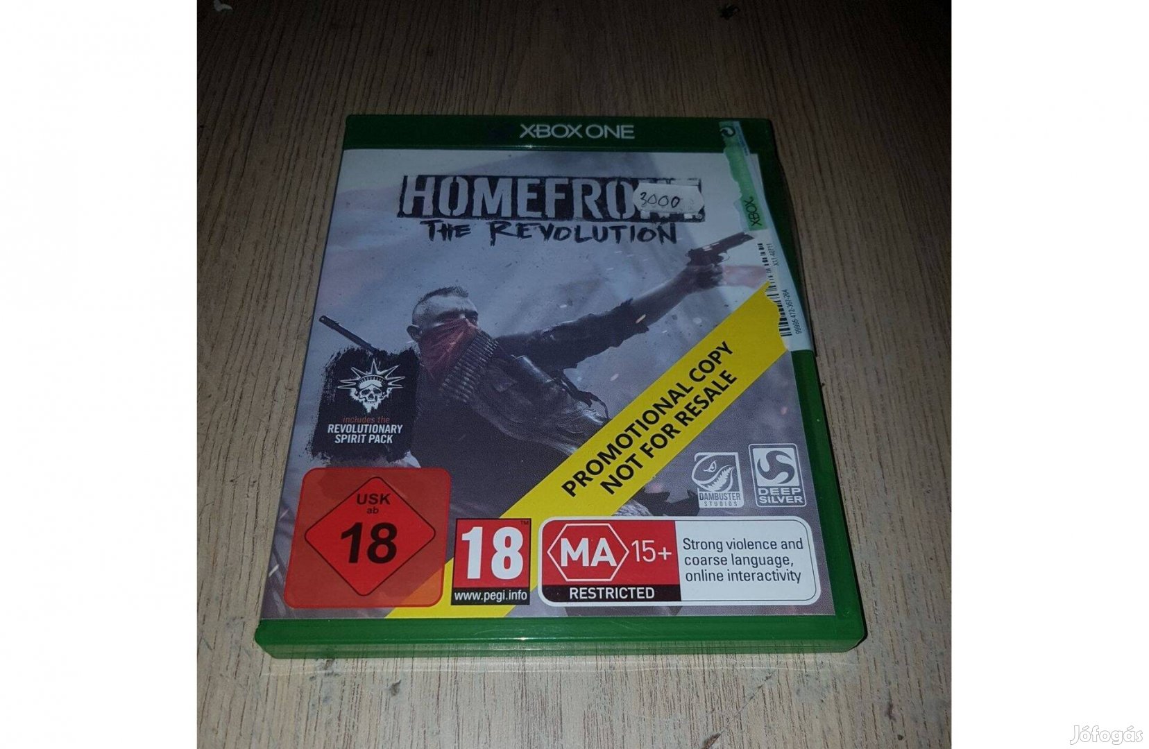 Xbox one homefront the revolution eladó