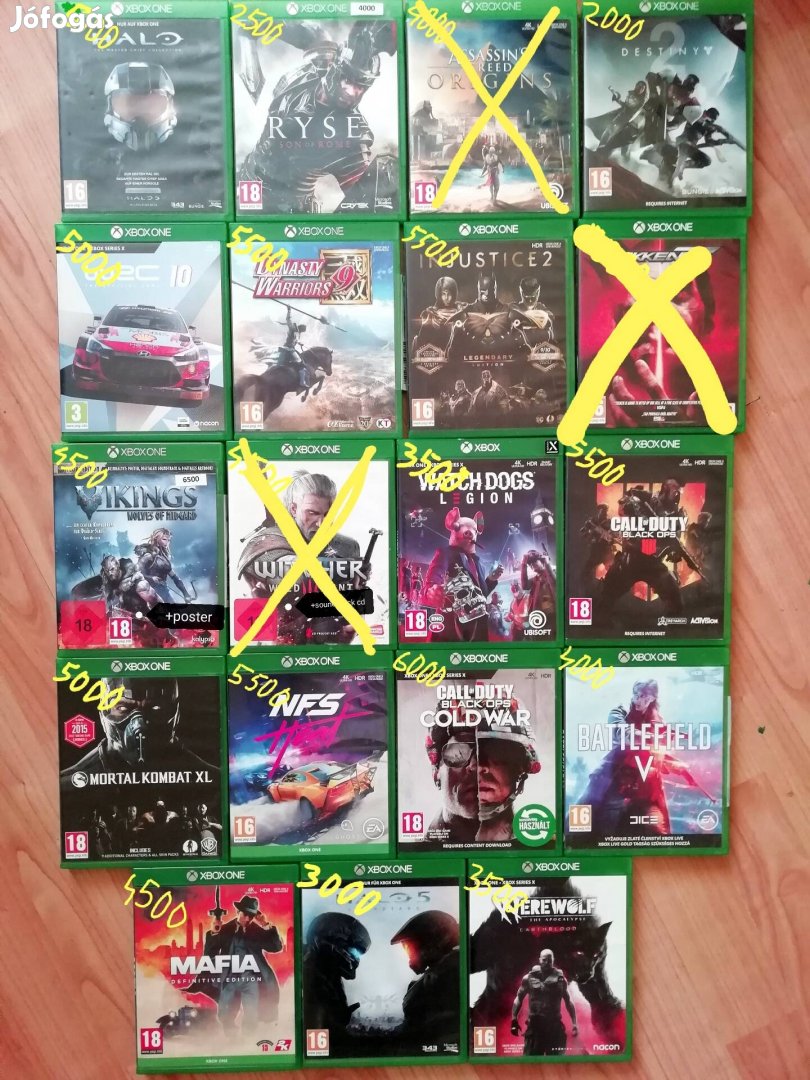 Xbox one játékok