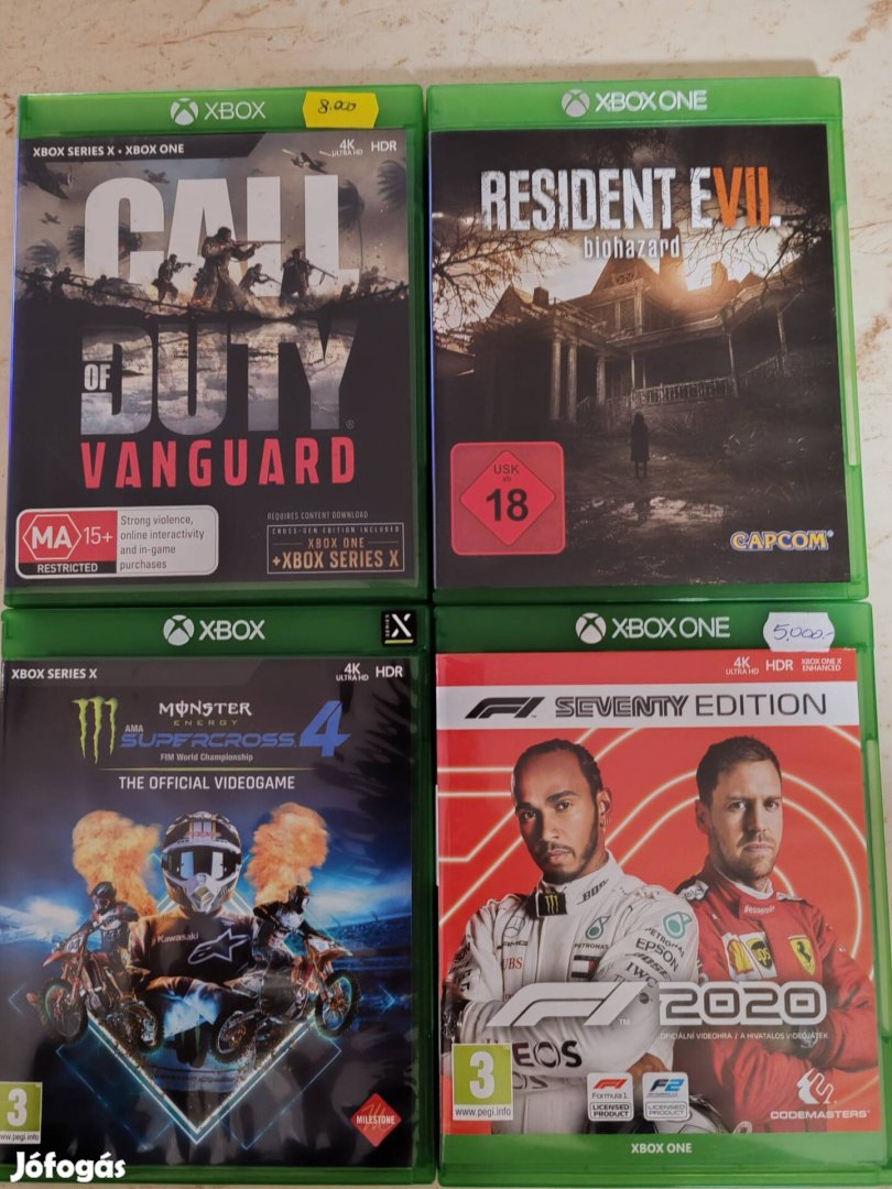 Xbox one játékok 
