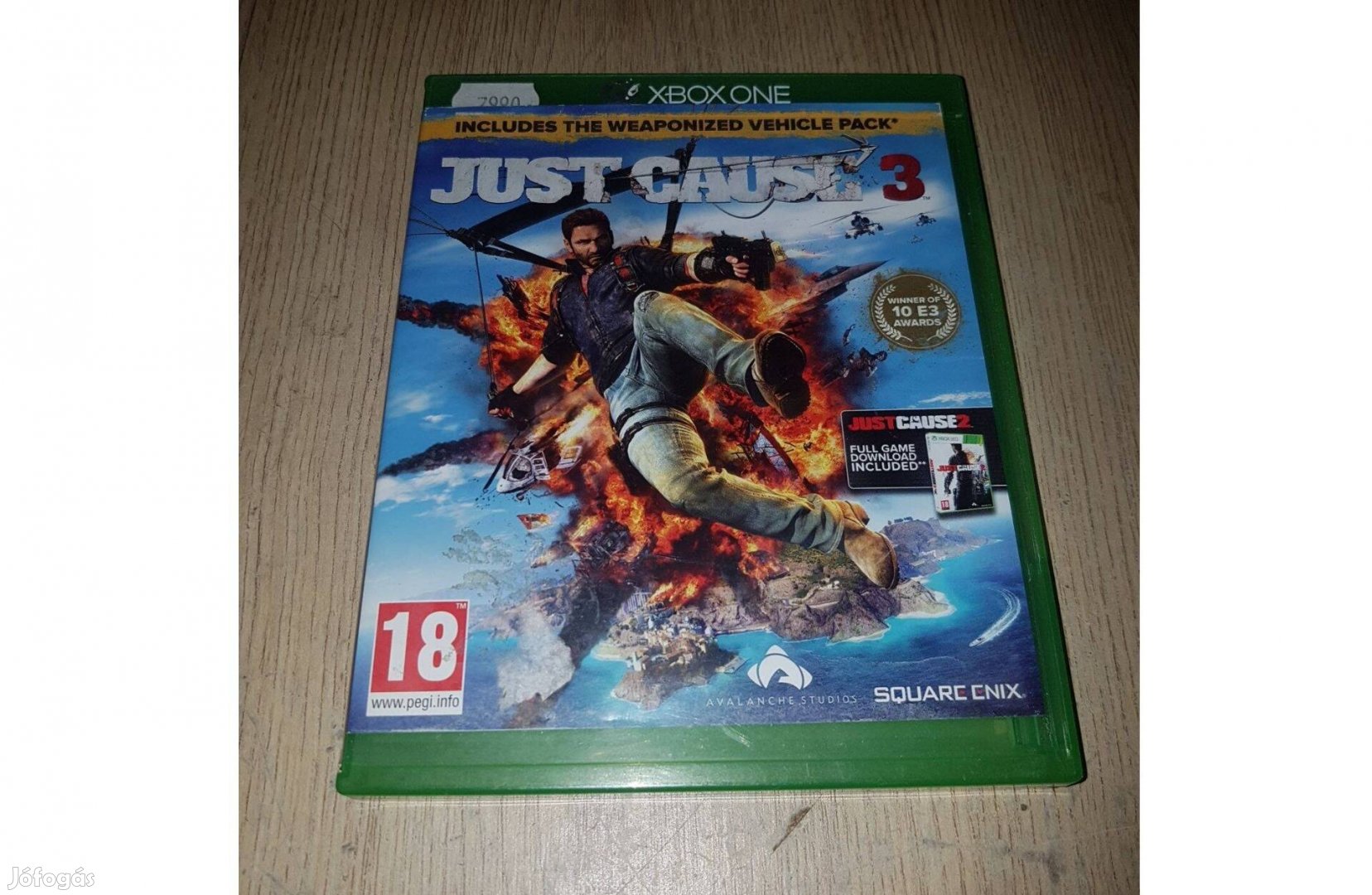 Xbox one just cause 3 játék eladó