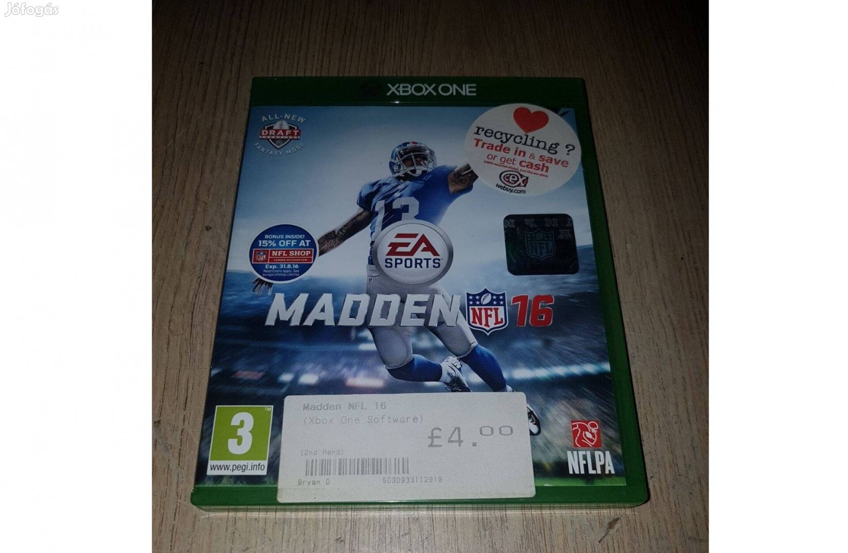 Xbox one madden 16 játék eladó