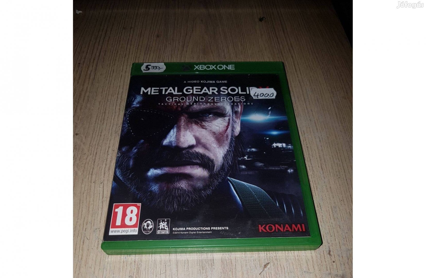 Xbox one metal gear solid v ground zeroes eladó