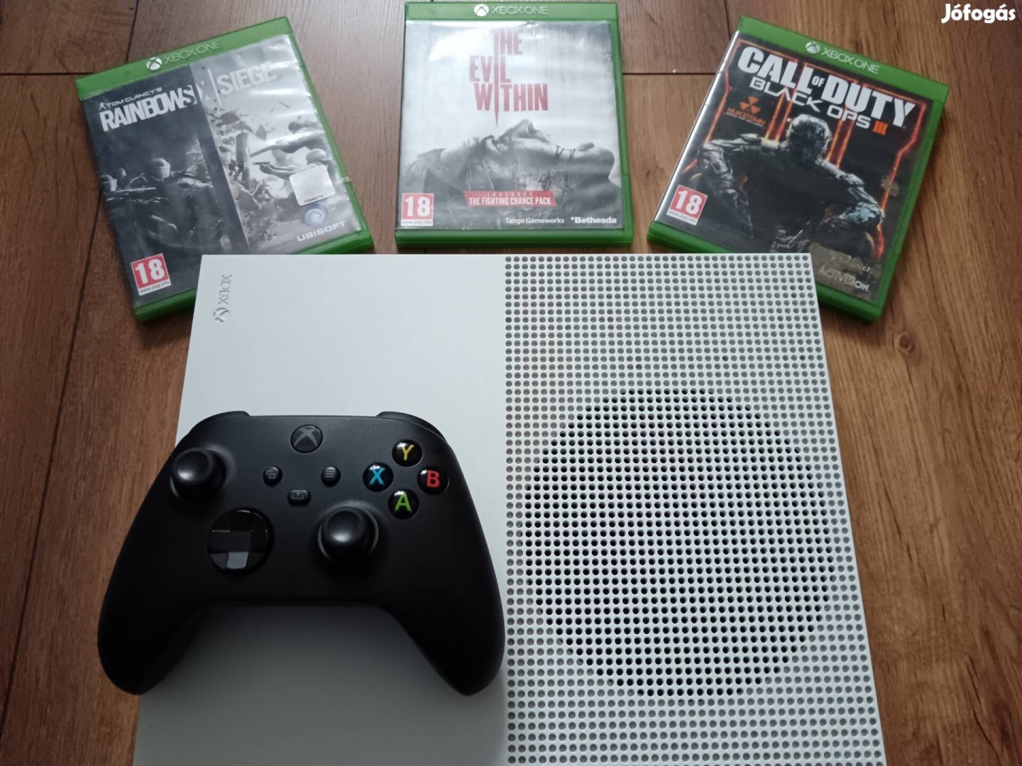 Xbox one s kompletten, 3db játékkal. 