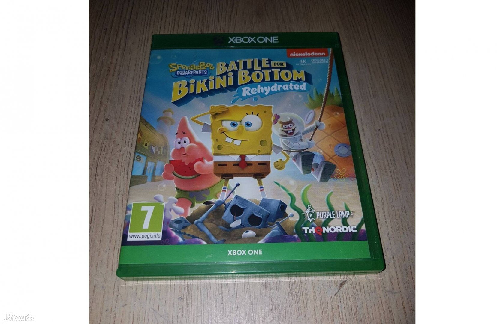 Xbox one spongebob battle for bikini bottom játék eladó