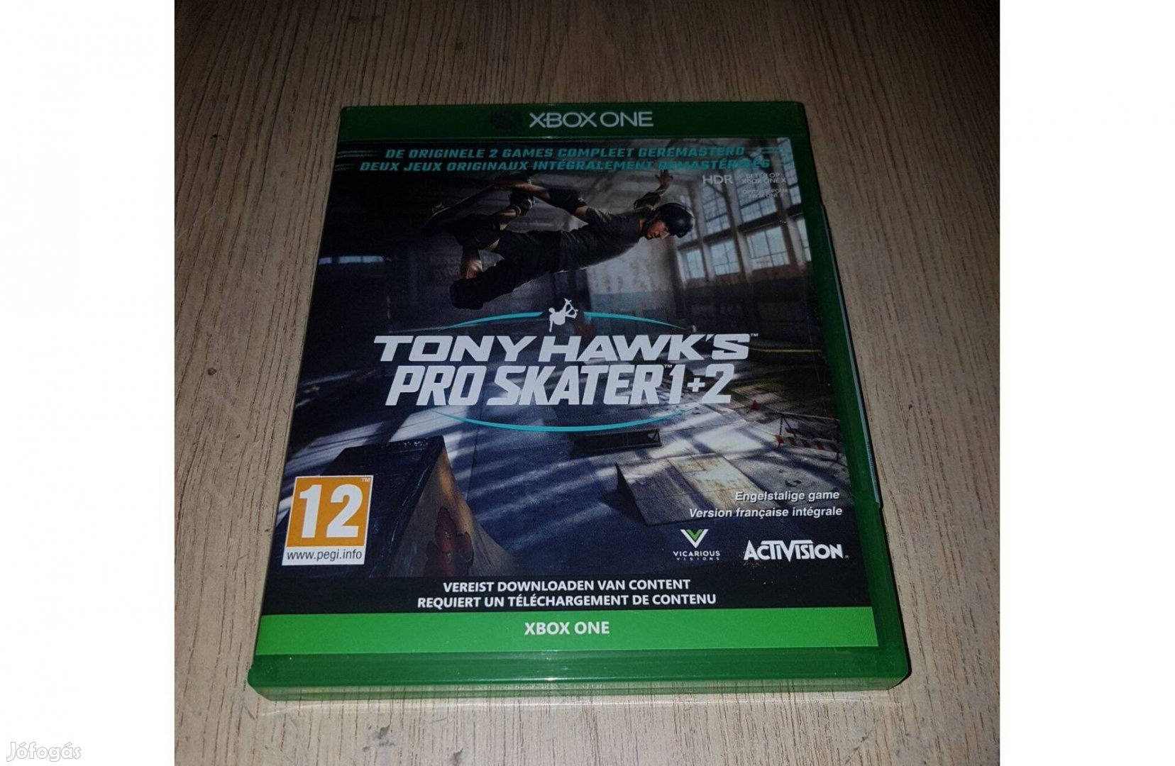 Xbox one tony hawk pro skater 1+2 játék eladó