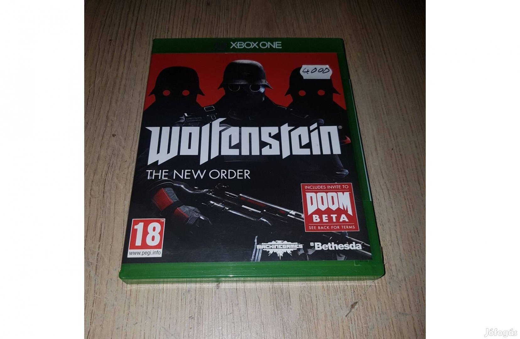 Xbox one wolfenstein the new order eladó