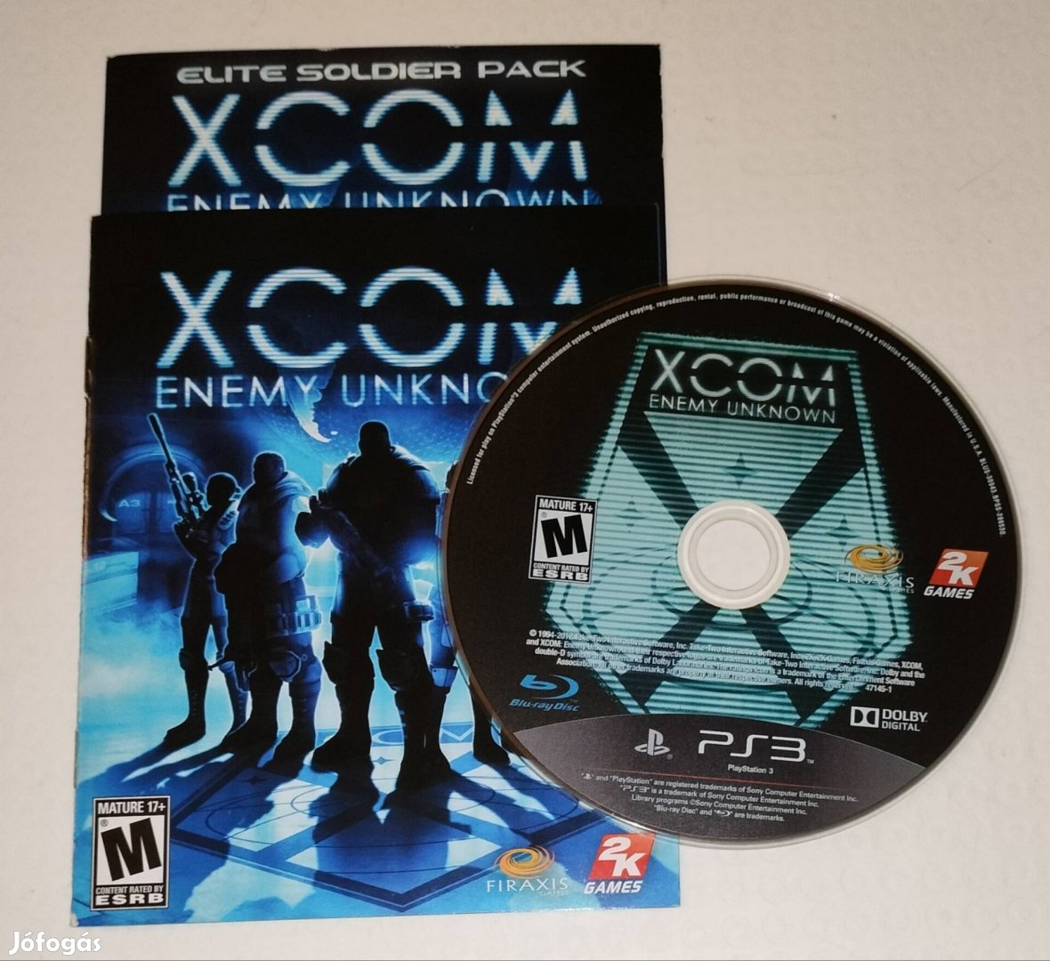 Xcom enemy unknown PS3 játék eredeti tok nélkül