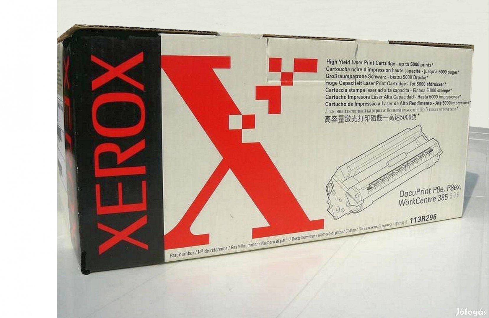 Xerox P8E eredeti toner ; xerox P8 ; Xerox 113R00296 toner 113R296