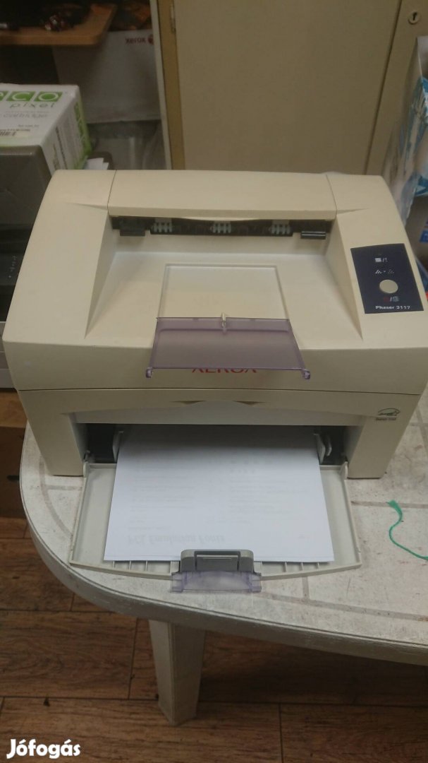 Xerox Phaser 3117 lézer nyomtató .Tele festékkel 