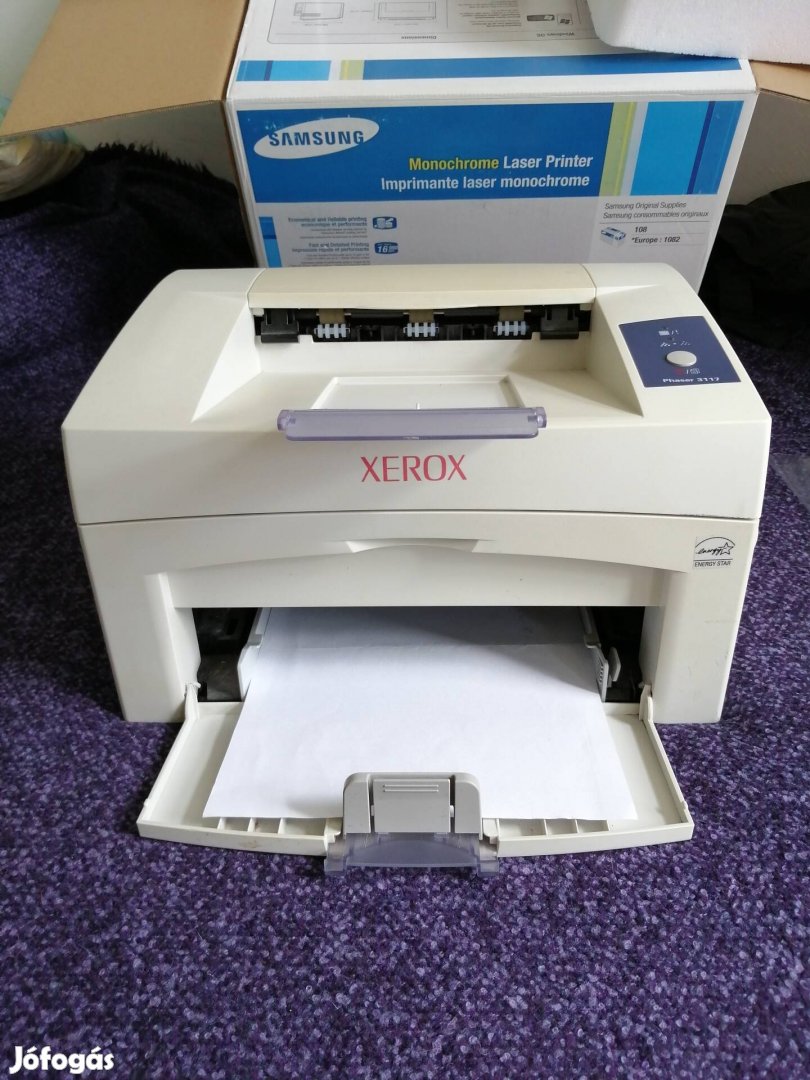 Xerox Phaser 3117 lézernyomtató jó tonerrel lézer nyomtató