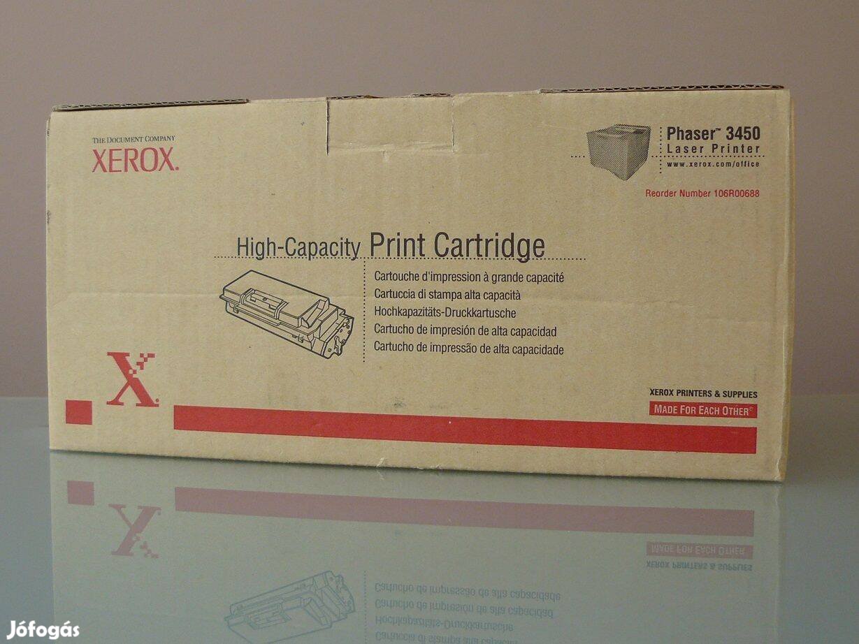 Xerox Phaser 3450 eredeti toner , xerox 3450 , xerox 106R00688 toner