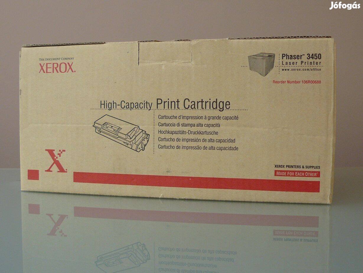 Xerox Phaser 3450 eredeti toner , xerox 3450 , xerox 106R00688 toner