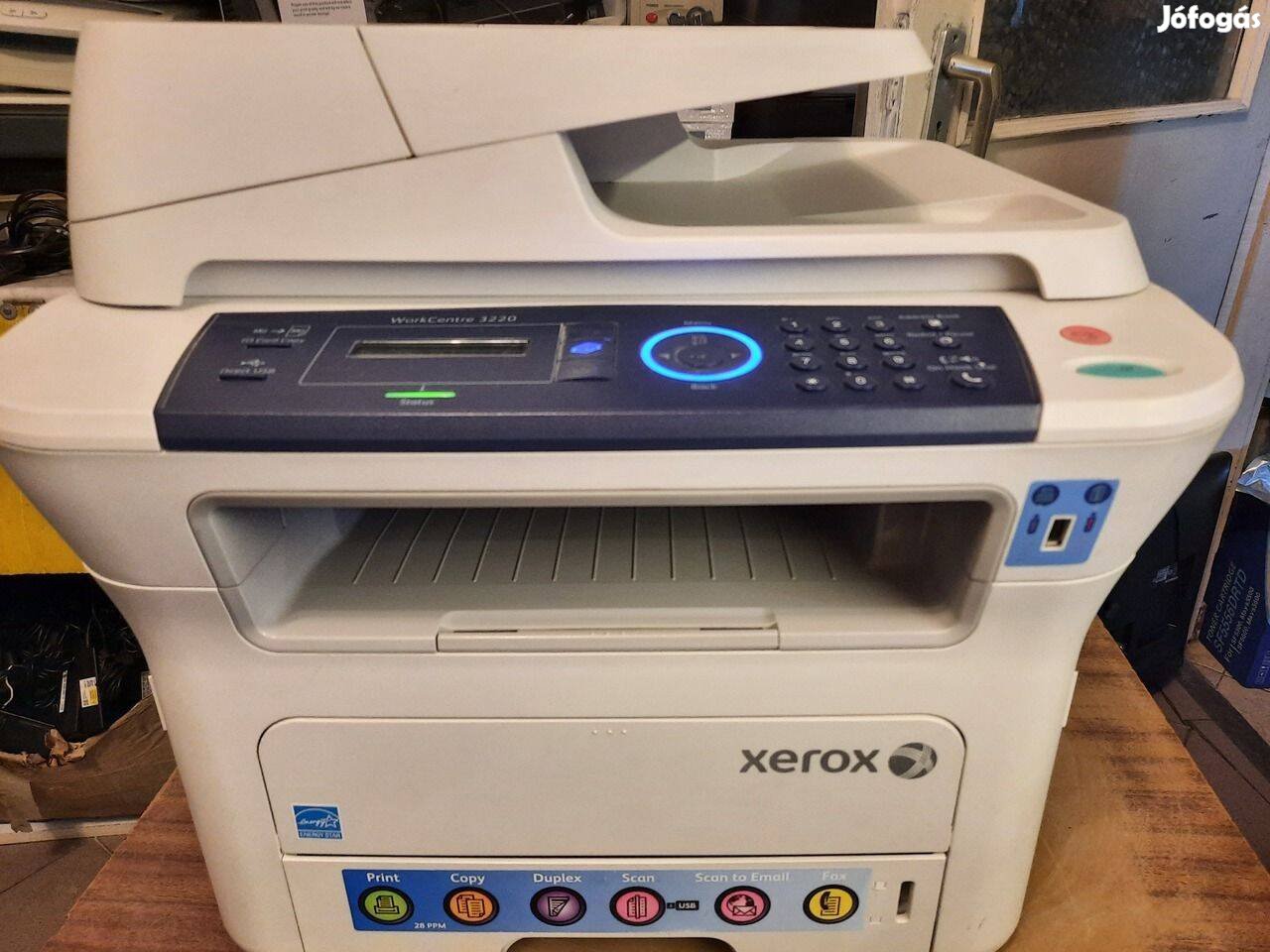 Xerox WC 3220 duplexes, hálózatos monó lézer nyomtató - másoló - szken