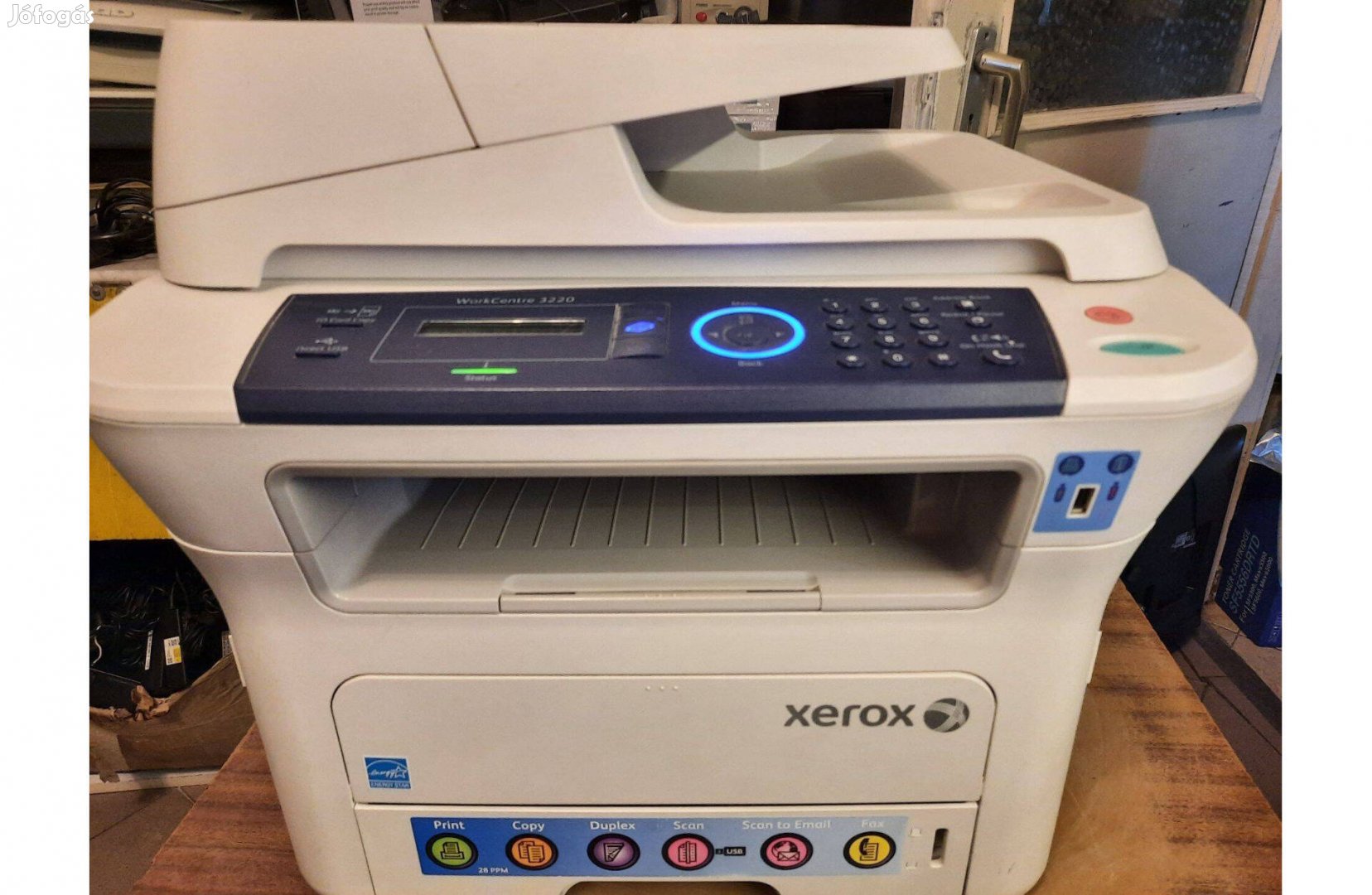 Xerox WC 3220 duplexes, hálózatos monó lézer nyomtató - másoló - szken