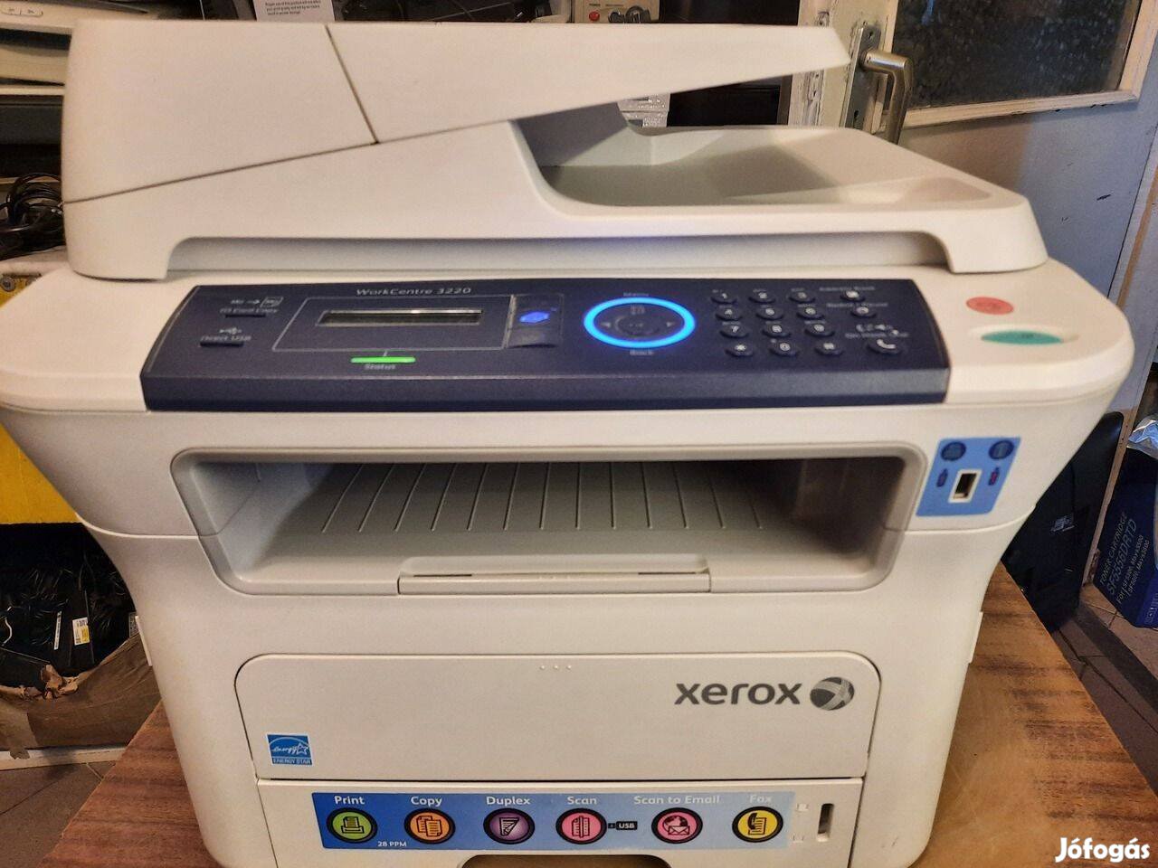 Xerox WC 3220 duplexes, hálózatos monó lézer nyomtató -
