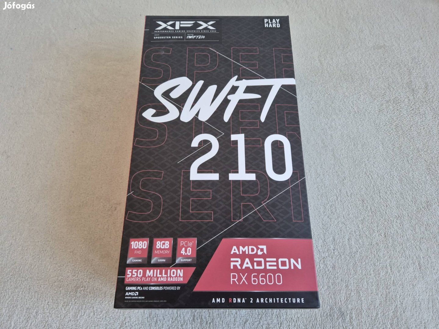 Xfx Radeon RX 6600 Swft 210 videokártya Újszerű!