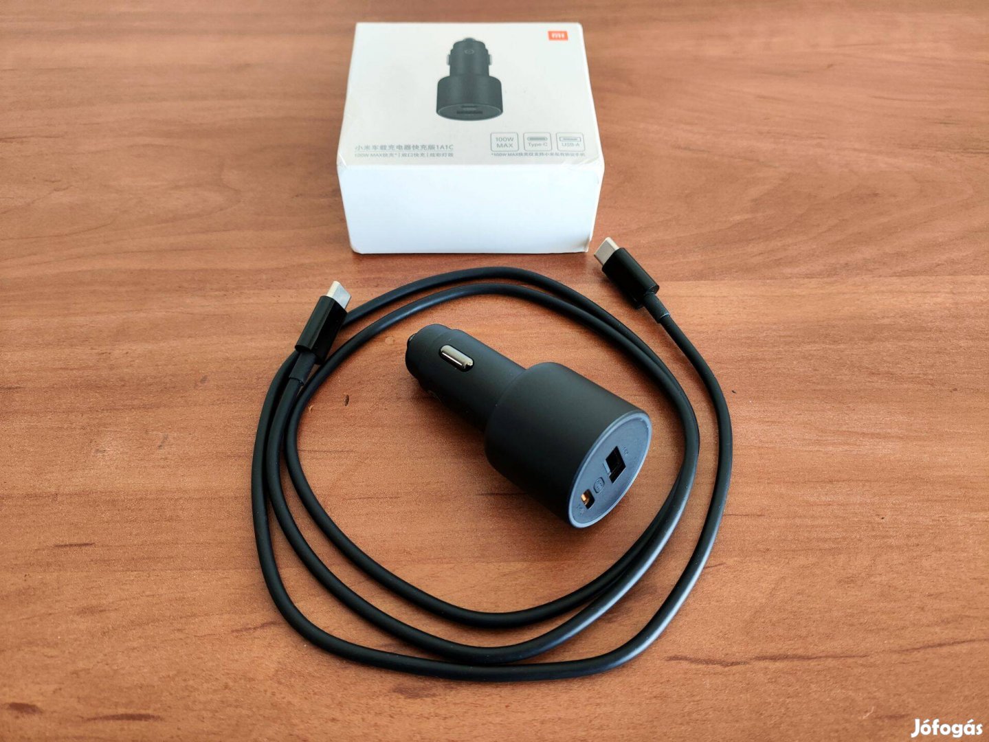 Xiaomi 100W szivargyújtó gyorstöltő adapter (USB-C, USB)