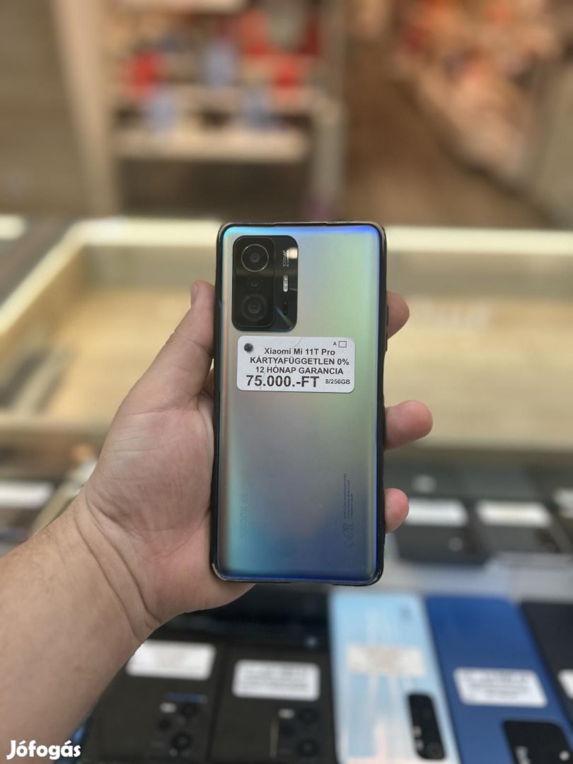 Xiaomi 11T Pro Kártyafüggetlen 256 GB 8 GB Ram, 12 hó garancia