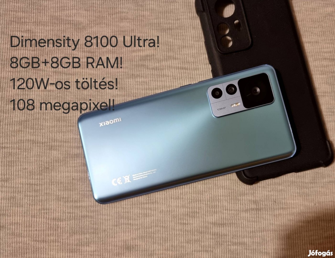 Xiaomi 12T 5G Vadonatúj szalon állapot!!! 8GB+8GB RAM! 120Watt!