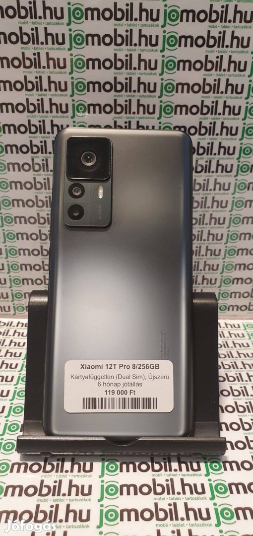 Xiaomi 12T Pro 8/256GB újszerű fóliás állapotban 120W gyorstöltővel