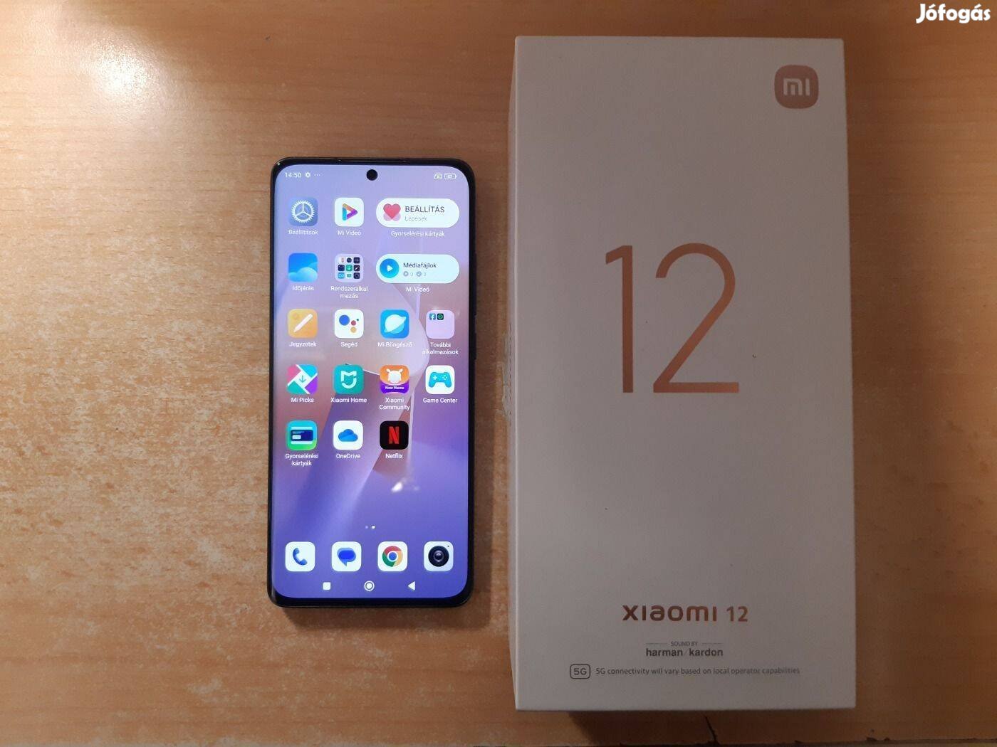 Xiaomi 12 5G 8/256GB Dual Független Gray Garis !