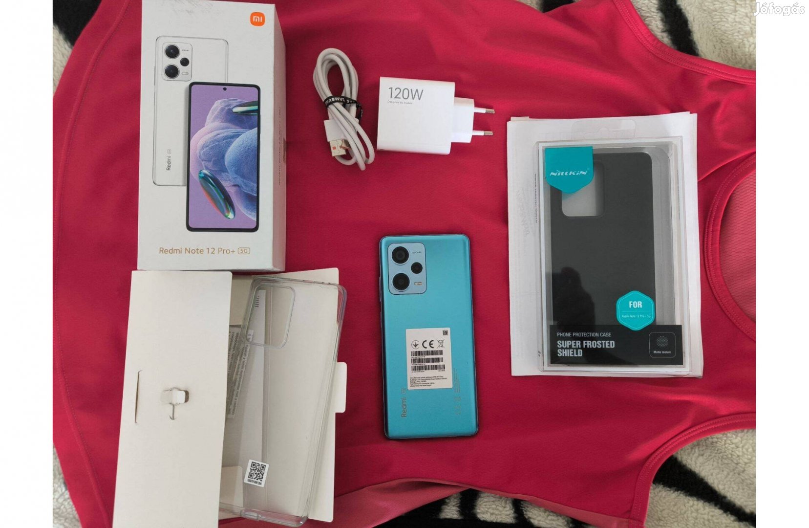 Xiaomi 12 Pro + 5G Sky Blue 8Gb Ram 256Gb 120W töltő