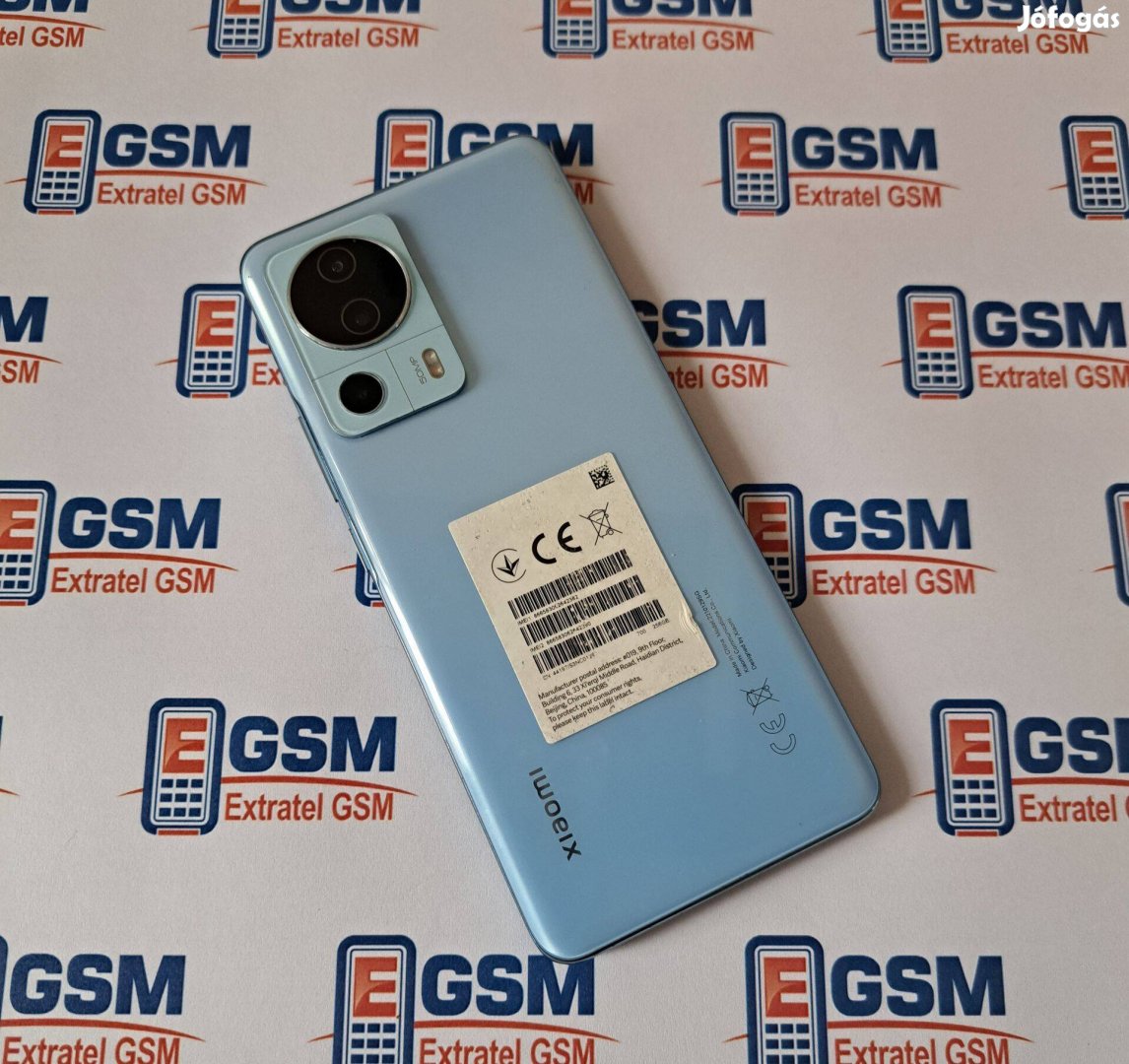 Xiaomi 13 Lite Kék 256GB8GB RAM Kártyafüggetlen Használt