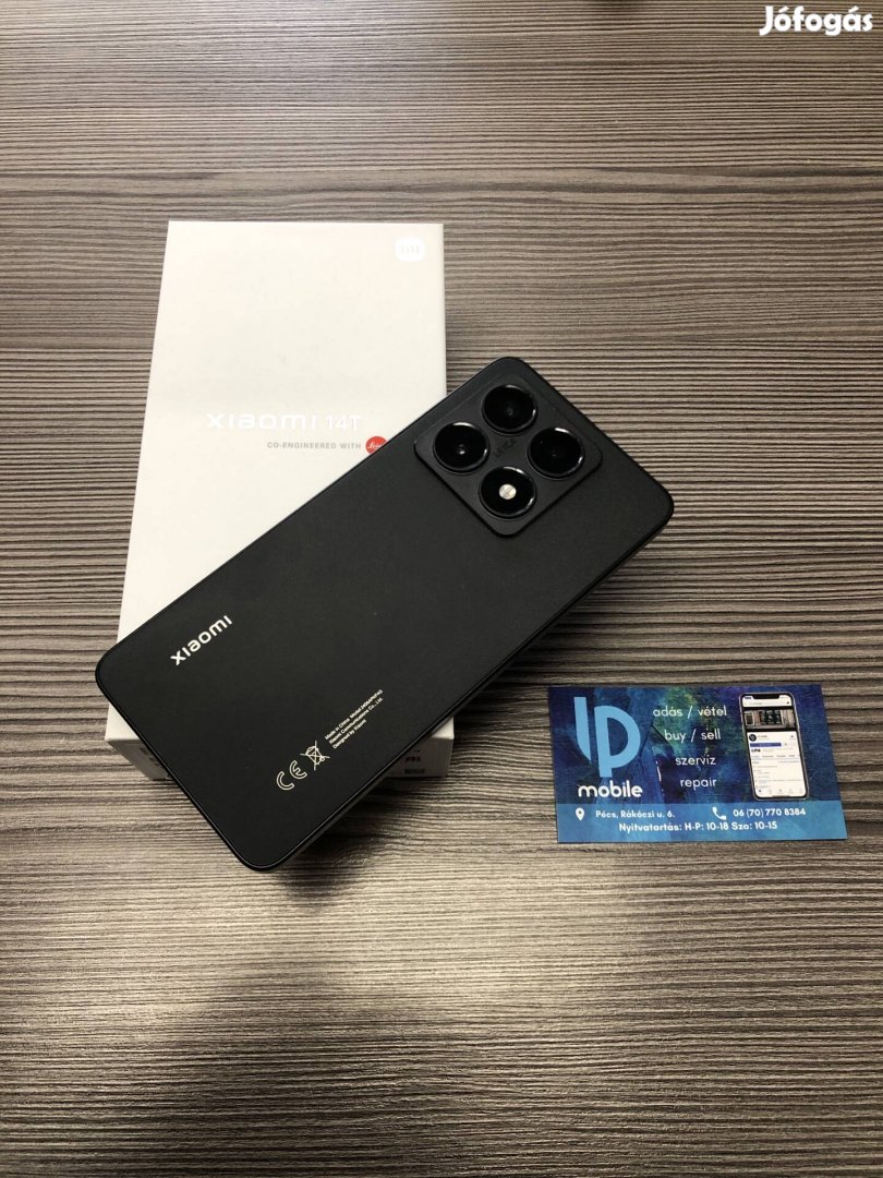 Xiaomi 14T, Újszerű, 256GB, Dual, Fekete, Garancia