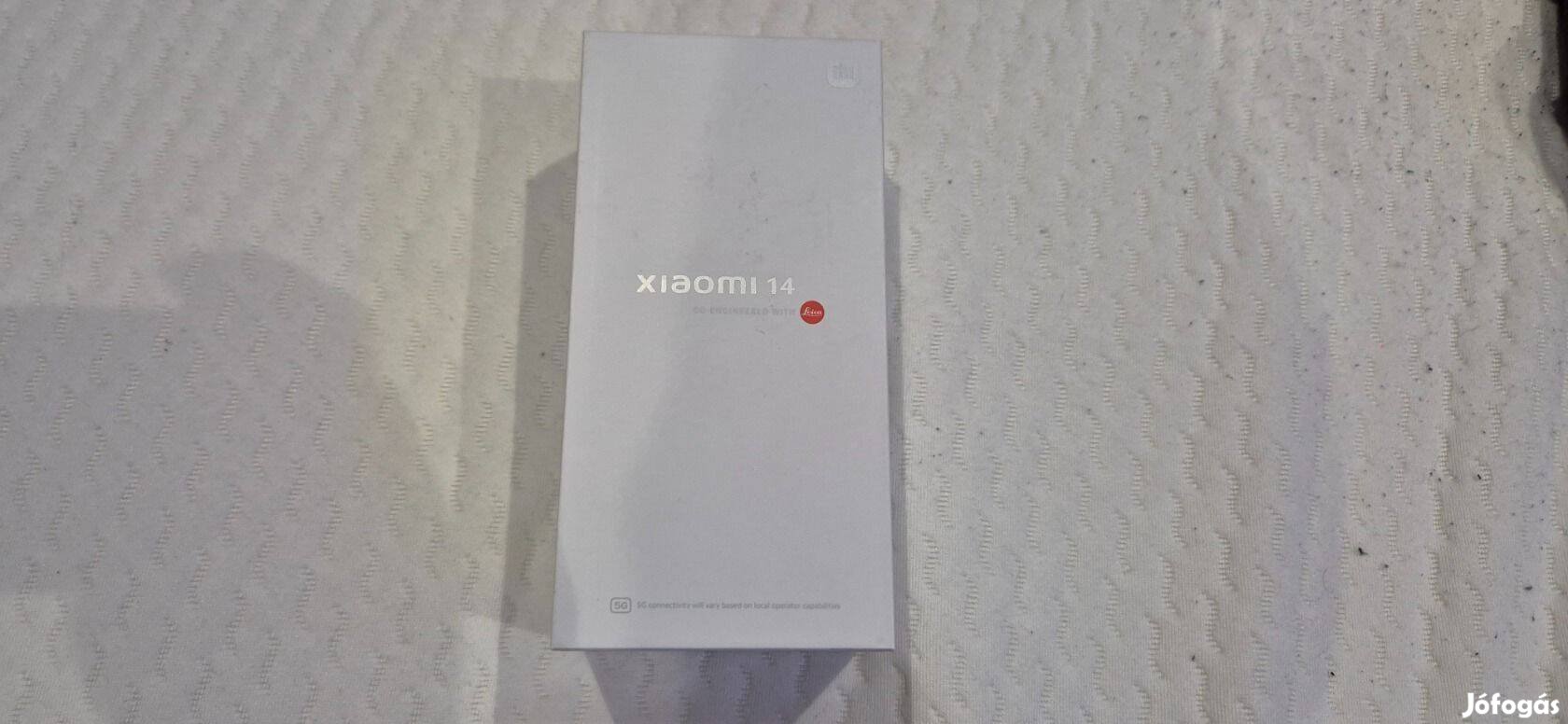 Xiaomi 14 5G 12/512GB Dual Új Fekete 3 év Garanciás !