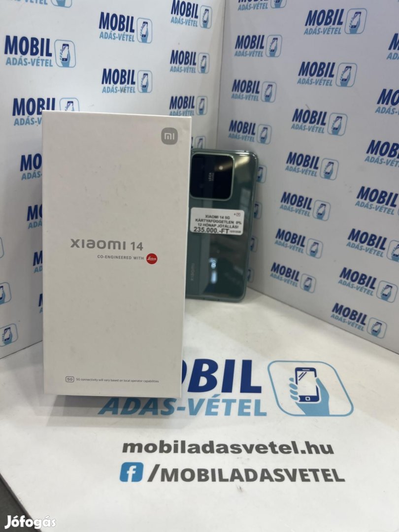 Xiaomi 14 Dual Sim 512 GB 12 GB Ram, 12 hó garancia