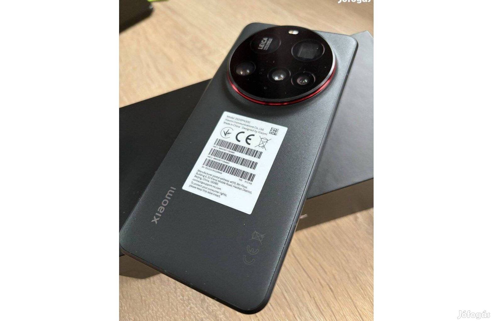 Xiaomi 15 Ultra 16512GB Black - gyönyörű állapot - Csere is