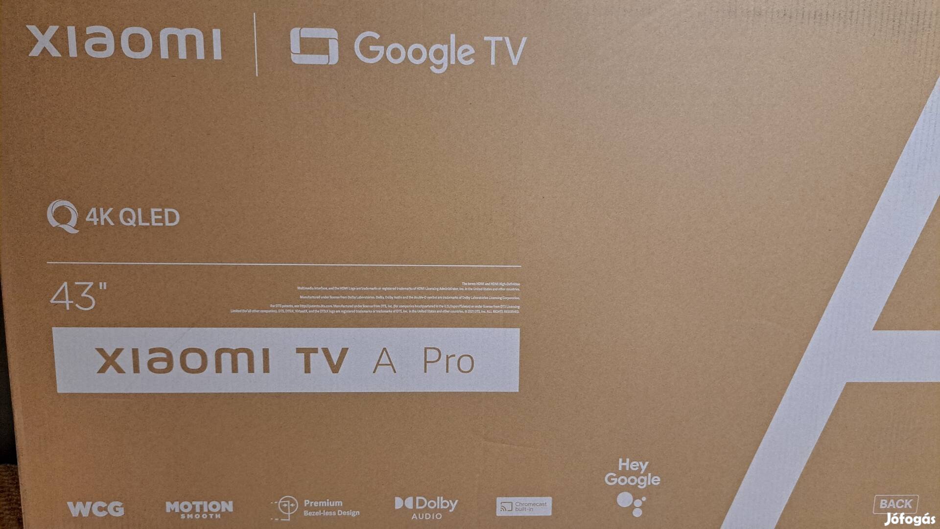 Xiaomi 4K Qled 43" A Pro Új Bontatlan TV