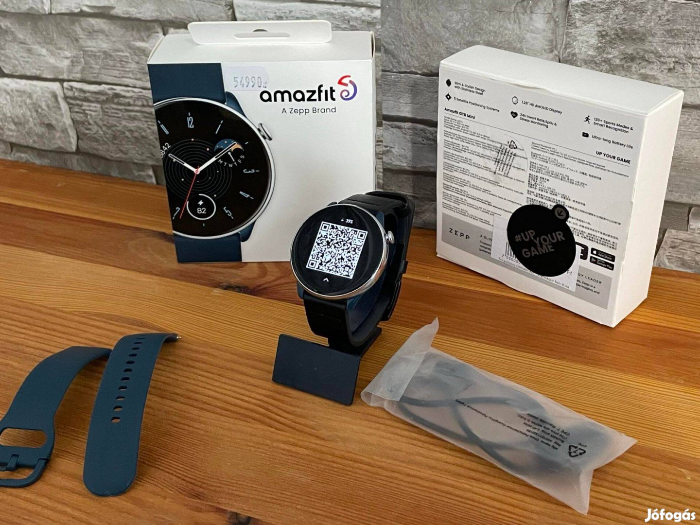 Xiaomi Amazfit GTR mini okosóra, doboz + töltő + tartalék szíj, gps