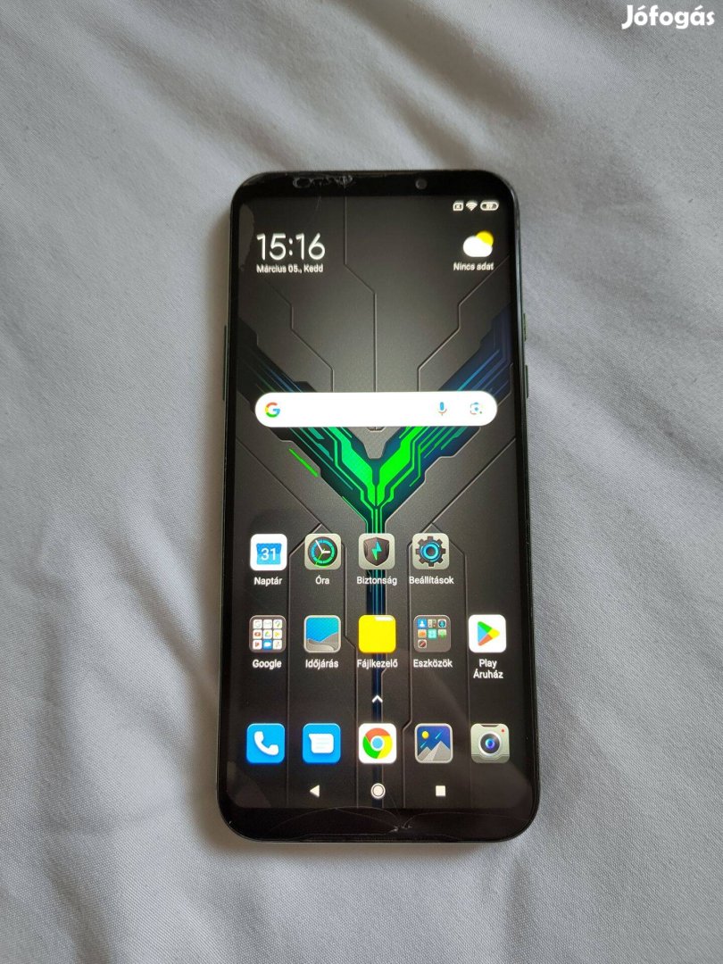 Xiaomi Black Shark 2 gamer telefon (Dual SIM, 128GB, 8GB RAM)