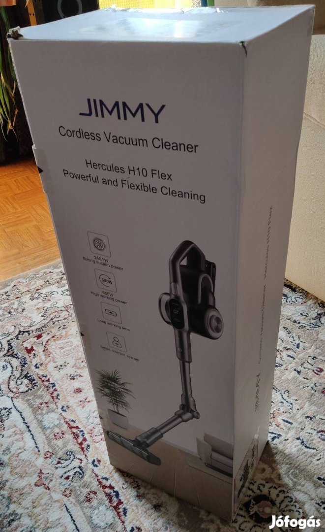 Xiaomi Jimmy H10 Flex akkumulátoros porszívó.