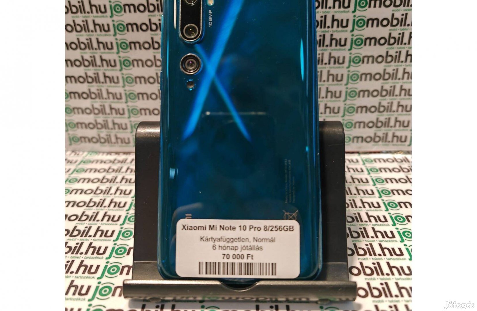 Xiaomi Mi10 Pro zöld színű 8/256GB dual sim mobiltelefon