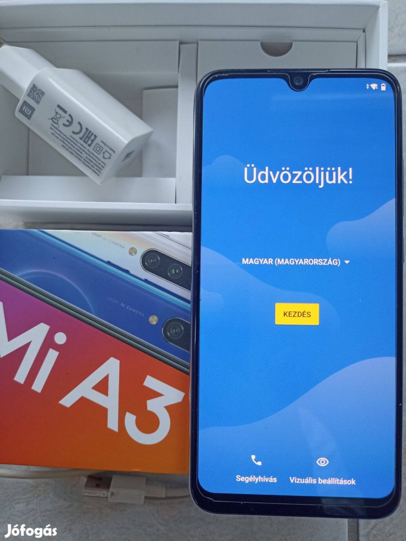 Xiaomi Mi3 A3 2 SIM kártyahely, 4GB RAM 64GB karcmentes