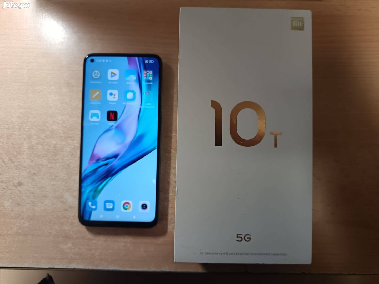 Xiaomi Mi 10T 5G 8/128GB Dual Független Fekete Garis !