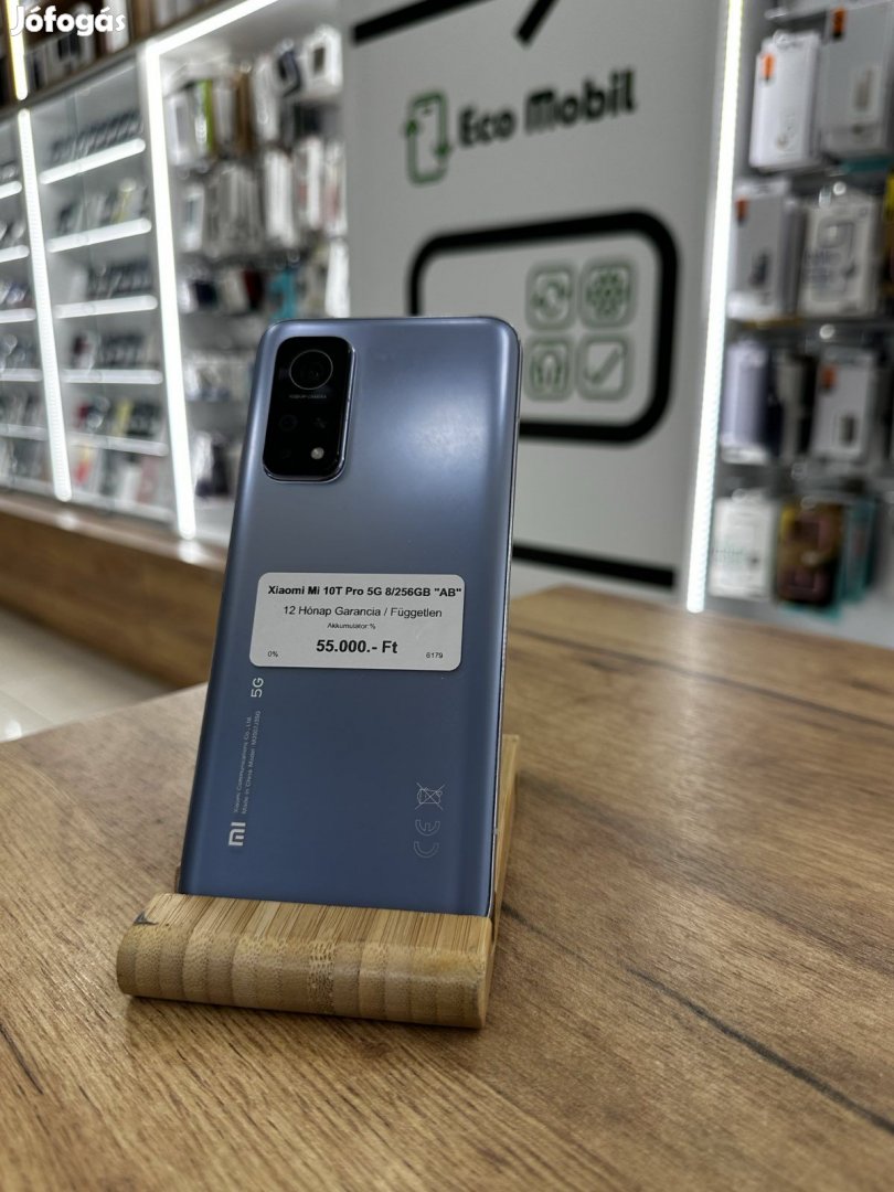 Xiaomi Mi 10T Pro 5G Kártyafüggetlen 128 GB, 12 hó garancia